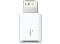 Telefony OUTLET - OUTLET Adapter APPLE Lightning do micro USB MD820ZM/A Biały - miniaturka - grafika 1