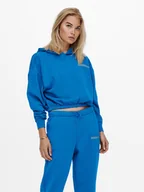 Bluzy damskie - ONLY Bluza 15239888 Niebieski Regular Fit - miniaturka - grafika 1