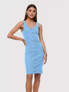 Sukienki - Only Sukienka letnia Nella 15230765 Niebieski Slim Fit - grafika 1