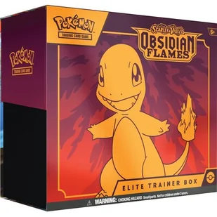 Pokemon TCG: Obsidian Flames ETB Elite Trainer Box - Pozostałe książki - miniaturka - grafika 1
