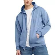 Bluzy męskie - Hanes Męska bluza z kapturem, Jasnoniebieski, 3XL - miniaturka - grafika 1