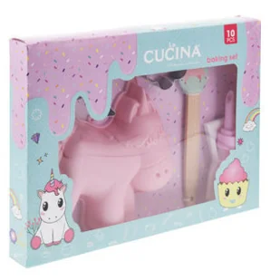 Zestaw do pieczenia dla dzieci, 10 elementów - Zabawy w naśladowanie dorosłych - miniaturka - grafika 1