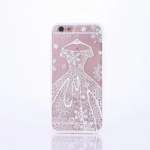 Etui na telefon komórkowy Mandala dla Apple iPhone 7 Plus Design Etui ochronne Pokrowiec z motywem Sukienka Torba Bumper Biały - Etui i futerały do telefonów - miniaturka - grafika 1