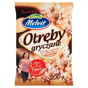 Melvit OTRĘBY GRYCZANE PRAŻONE 200G - Płatki śniadaniowe i musli - miniaturka - grafika 1