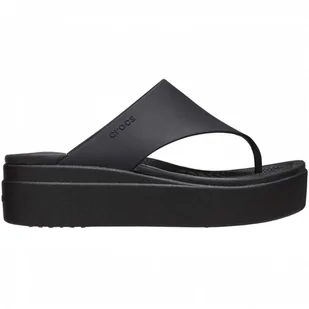 Klapki damskie Crocs Brooklyn Flip czarne 208727 001-36/37 - Klapki i japonki damskie - miniaturka - grafika 1