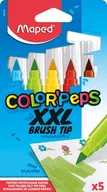 Przybory szkolne - Maped Flamastry Colorpeps Brush Jumbo XXL 5 kolorów - miniaturka - grafika 1