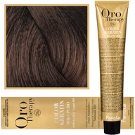Farby do włosów i szampony koloryzujące - Fanola 5.3 Oro Puro Therapy Keratin Color 100 ML jasnobrązowy złoty HC-18-31 - miniaturka - grafika 1