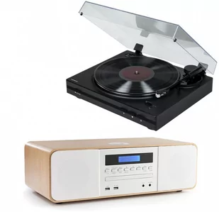 Zestaw Stereo / Cyfrowa Mini Wieża z Gramofonem Thomson Tt350 & Mic201 - Zestawy stereo - miniaturka - grafika 1