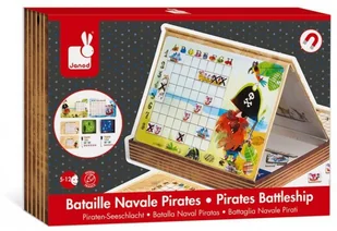 Janod Statki gra magnetyczna | - Gry planszowe - miniaturka - grafika 1
