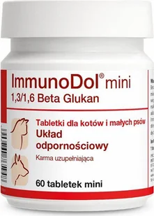 Dolfos Immunodol Cat - preparat stymulujący układ odpornościowy 60tab. - Suplementy i witaminy dla kotów - miniaturka - grafika 2