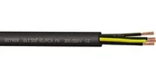 Przewody elektryczne - Przewód sterowniczy BiT 500 BLACK FR 10G0,75 500V bęben - miniaturka - grafika 1