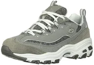 Trampki damskie - Skechers Damskie trampki D'Lites Me Time Low-Top, Szary - szary - 38 EU - miniaturka - grafika 1