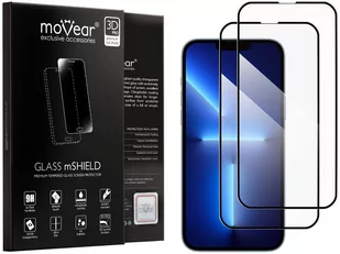 2 szt. | moVear 3D PRO-E - Szkło hartowane do Apple iPhone 13 Pro Max (6.7") na Cały Ekran | Do Etui, fullGlue, 9H - Szkła hartowane na telefon - miniaturka - grafika 1