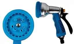 Geko Pistolet do wody zraszacz metalowy wielofunkcyjny G73009 - Węże ogrodowe i zraszacze - miniaturka - grafika 1