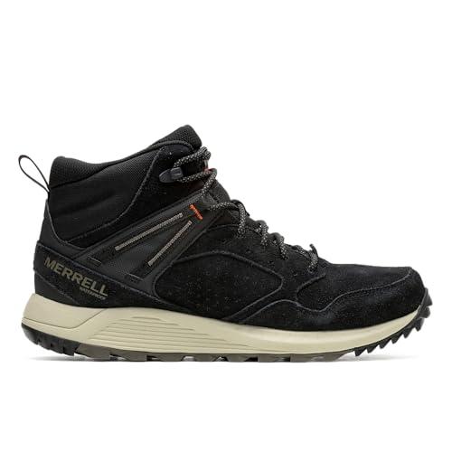 Merrell Wildwood MID LTR WP męskie trampki, czarne, 45 EU, Czarny, 45 EU