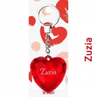 Breloczki dla dzieci - Brelok serce Zuzia - Be-Happy Gifts - miniaturka - grafika 1