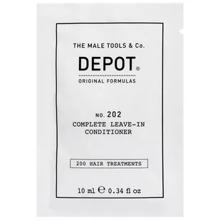 Depot NO. 202 Complete Leave-In Conditioner, lekka odżywka do włosów dla mężczyzn, bez spłukiwania, 10ml - Odżywki do włosów Depot NO. 202 Complete Leave-In Conditioner, lekka odżywka do włosów dla mężczyzn, bez spłukiwania, 10ml - Odżywki do włosów - miniaturka - grafika 1