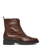 Botki damskie - Gino Rossi Trzewiki C-ADELE-25217 Brązowy - miniaturka - grafika 1