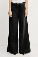 Spodnie damskie - Patrizia Pepe jeansy damskie high waist 8P0755 D1WZN - miniaturka - grafika 1