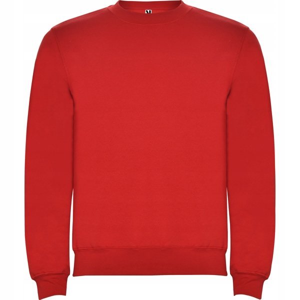 Bluza Unisex Damska Dresowa ROLY Sweatshirt Clasica SU1070 RED S