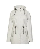 Kurtki damskie - G.I.G.A. DX Indiana Casual kurtka przeciwdeszczowa z kapturem biały off-white 40 - miniaturka - grafika 1