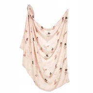 Rożki i beciki - La Millou Otulacz bambusowy muślinowy 115x140 ( Ballerine ) - miniaturka - grafika 1