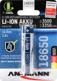 Ansmann Bateria 18650 3500mAh 1 szt. - Baterie i akcesoria - miniaturka - grafika 1