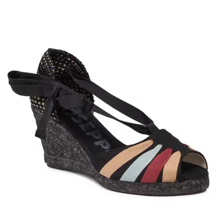 Espadryle damskie - Gioseppo Espadryle Towanda 66026 Black - grafika 1