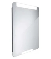 Lustra - Nimco Lustra - Lustro z oświetleniem LED, 60x80 cm, aluminium ZP 22002 - miniaturka - grafika 1