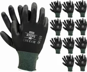 Rękawice robocze - Reis Rękawice robocze / Czarne / RTEPO_BB - 12 par 7 - S - miniaturka - grafika 1