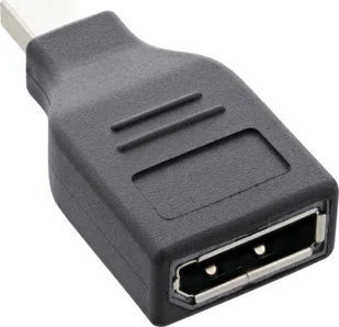 InLine DisplayPort Mini - DisplayPort czarny 17196B - Złącza, przejściówki, adaptery - miniaturka - grafika 1