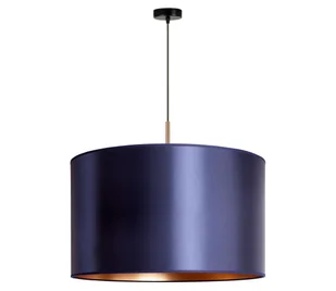 Duolla - Żyrandol na lince CANNES 1xE27/15W/230V śr. 50 cm niebieski/miedź - Lampy sufitowe - miniaturka - grafika 1