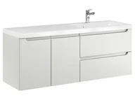 Szafki łazienkowe - Szafka Wisząca Z Umywalką ETH 120 cm DS Prawa - Kaszmir Mat - miniaturka - grafika 1