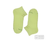 Skarpetki męskie - Jasnozielone stopki z bawełny organicznej - miniaturka - grafika 1