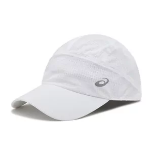 Czapki damskie - Asics Czapka z daszkiem Lightweight Running Cap 3013A291 Brilliant White 101 - grafika 1