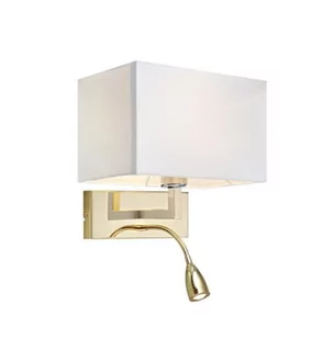 Markslojd Kinkiet LAMPA ścienna SAVOY 106308 abażurowa OPRAWA prostokątna LED 3W - Lampy ścienne - miniaturka - grafika 1