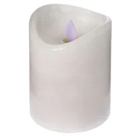 Świece - Świeca LED z funkcją timera QUBUSS, biała, 7,5x10 cm - miniaturka - grafika 1