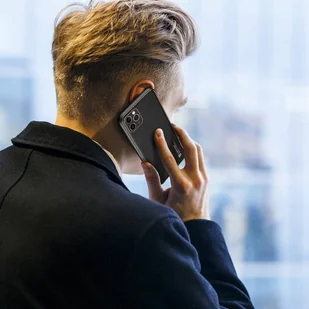 Dux Ducis Yolo eleganckie etui pokrowiec ze skóry ekologicznej iPhone 12 Pro czarny - Etui i futerały do telefonów - miniaturka - grafika 11