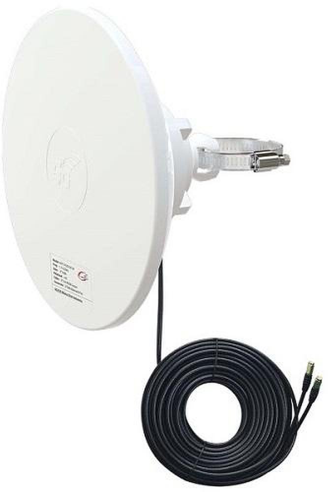5G / LTE / CBRS 2x2MIMO antena, 1.7-4.2GHz, 2x 12dBi, IP67 TV992249