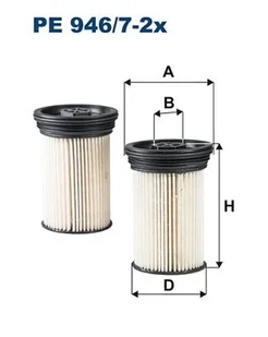 Filtron PE 946/7-2X FILTR PALIWA (2SZ) CHEVROLET CAPTIVA 11-, OPEL ANTARA -11 PE 946/7-2X - Filtry paliwa - miniaturka - grafika 1