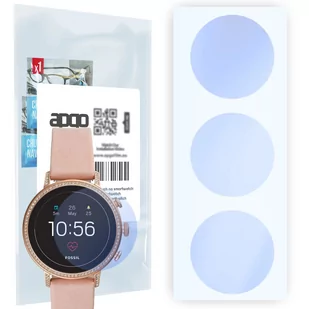Szkło ochronne na ekran Hybrydowe 9H zamiennik hartowanego do Fossil FTW6015 Q Venture - apgo Hybrid Smartwatch Protection Ochrona na ekran... - Akcesoria do smartwatchy - miniaturka - grafika 1