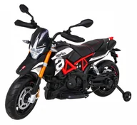 Pojazdy elektryczne dla dzieci - Pojazd Motor Na Akumulator Dla Dzieci Aprilia Czarny - miniaturka - grafika 1