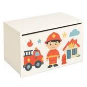 Zestawy mebli dla dzieci - Pudełko na zabawki - mały strażak - miniaturka - grafika 1