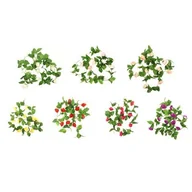 Sztuczne kwiaty - Girlanda róża mix kolorów 210 cm - miniaturka - grafika 1