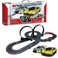 Samochody i pojazdy dla dzieci - COIL Tor wyścigowy samochodowy zestaw mega tory autek wyścigowe pętla licencja AUDI Bugatti 6m skala 1:43 - miniaturka - grafika 1