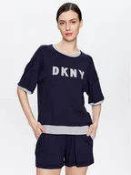 Piżamy damskie - DKNY Piżama YI3919259 Granatowy Regular Fit - miniaturka - grafika 1