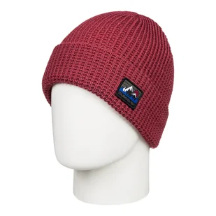 Męska Czapka zimowa QUIKSILVER TOFINO HDWR RRG0 EQYHA03330-RRG0 – Bordowy - Czapki męskie - miniaturka - grafika 1