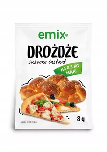 Drożdże suszone instant 8g - Proszki do pieczenia, drożdże - miniaturka - grafika 1