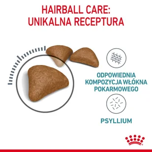 ROYAL CANIN Hairball Care 10kg karma sucha dla kotów dorosłych, eliminacja kul włosowych + Hairball Care (sos) 12x85g - Sucha karma dla kotów - miniaturka - grafika 7