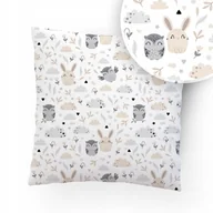 Pościel dla dzieci - POSZEWKA NA PODUSZKĘ 40x40 BAWEŁNA ZAMEK WZORY! - miniaturka - grafika 1